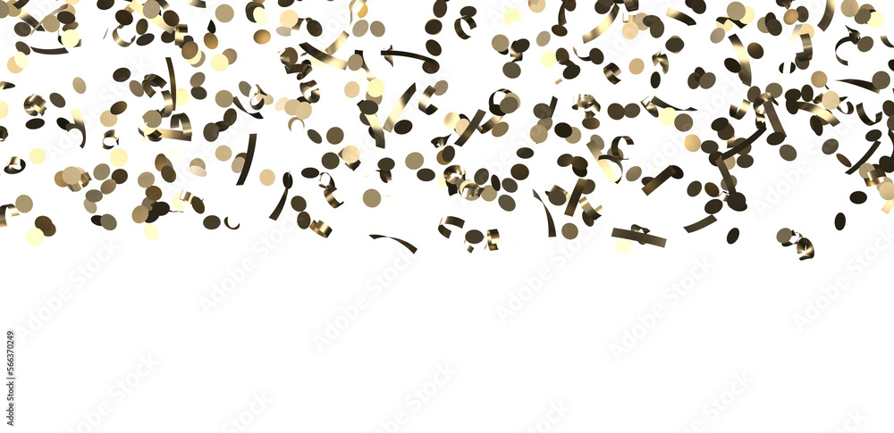 gold confetti