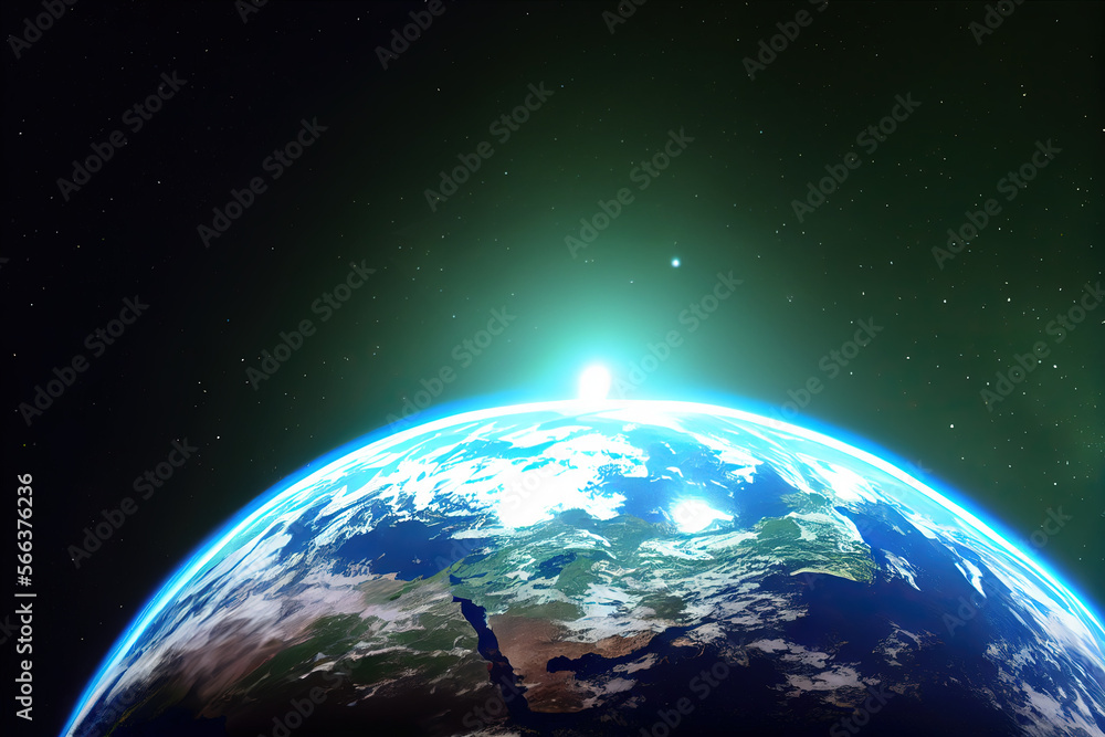 Fototapeta premium Space abstract background