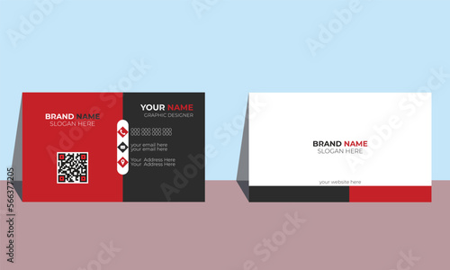 Simple Business Card Layout. Set of modern business card print templates. Business card design. Corporate Business Card Layout. Simple clean template vector design.