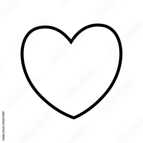 Heart icon vector. Love illustration sign. Valentine's Day symbol or logo.