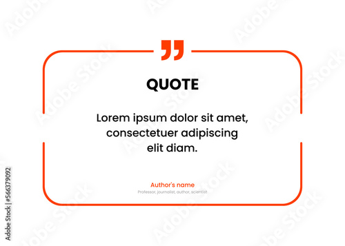 3D bubble testimonial banner, quote, infographic. Social media post template designs for quotes. Empty speech bubbles, quote bubbles and text box. Vector Illustration EPS10.