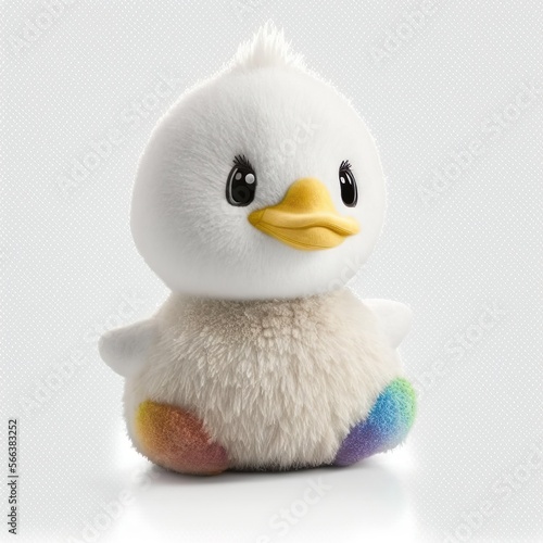 Colorful Goose Plush Toy