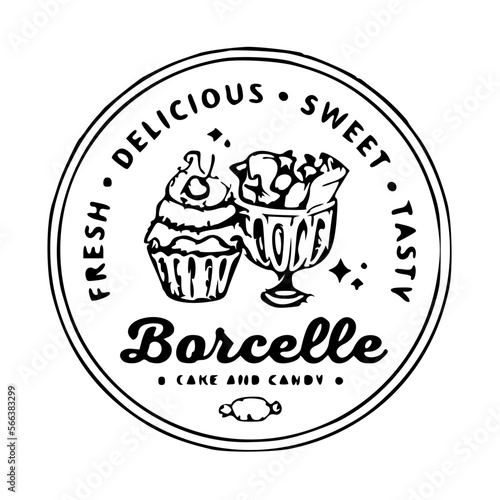 set of labels for bakery