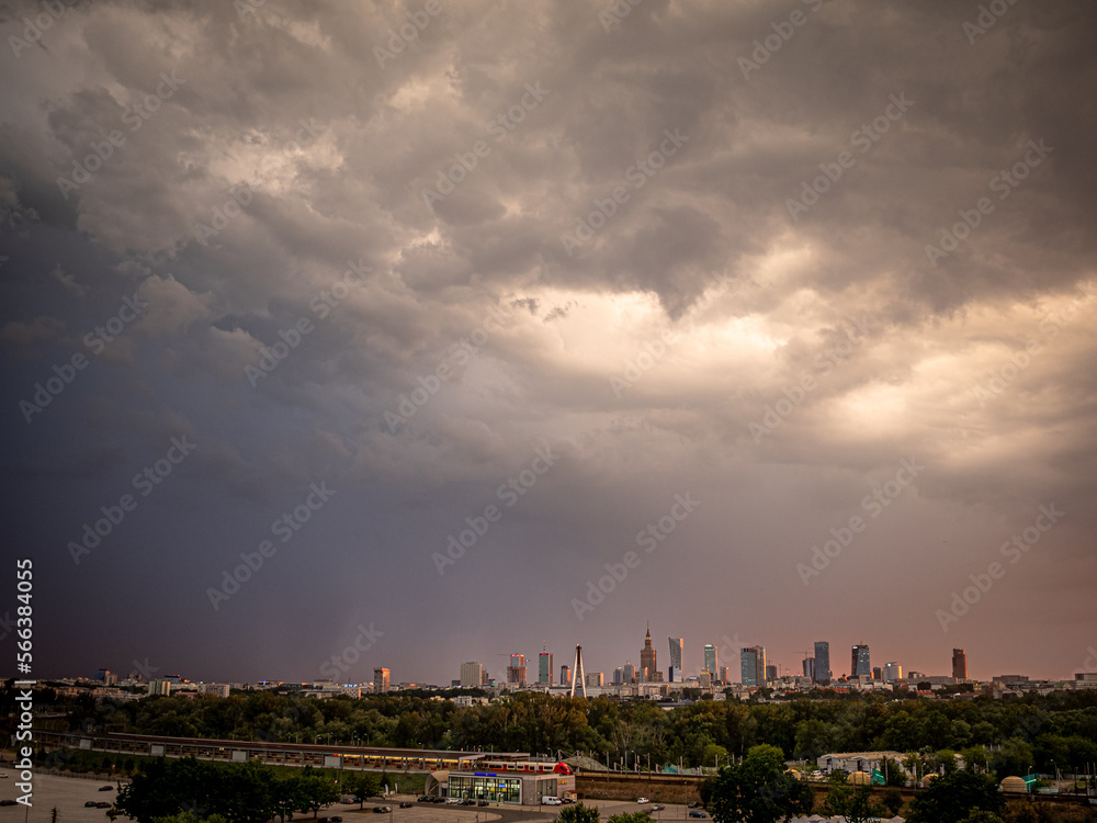 Naklejka premium Warszawa