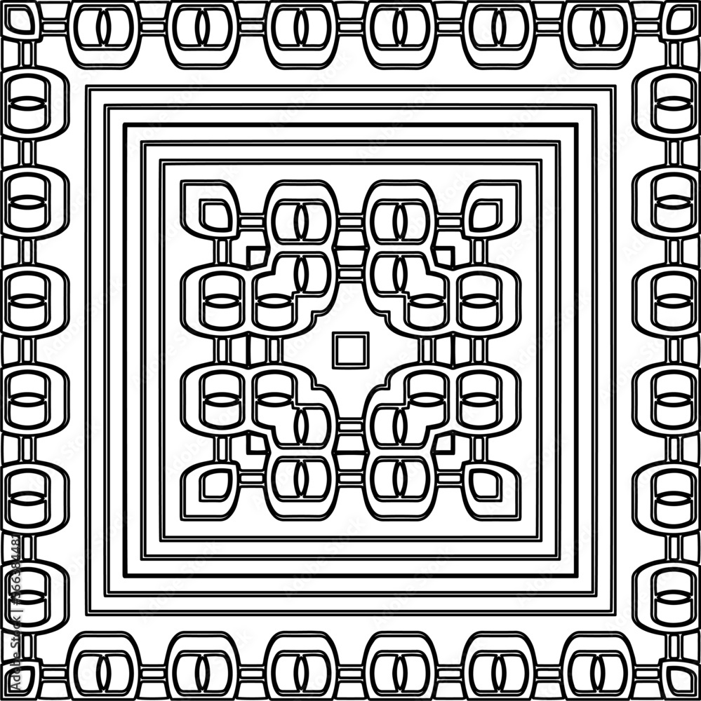 Stylish texture with figures from lines.
Abstract geometric black and white pattern for web page, textures, card, poster, fabric, textile. Monochrome graphic repeating design. Stylish texture with figures from lines.
Abstract geometric black and white pattern for web page, textures, card, poster, fabric, textile. Monochrome graphic repeating design.