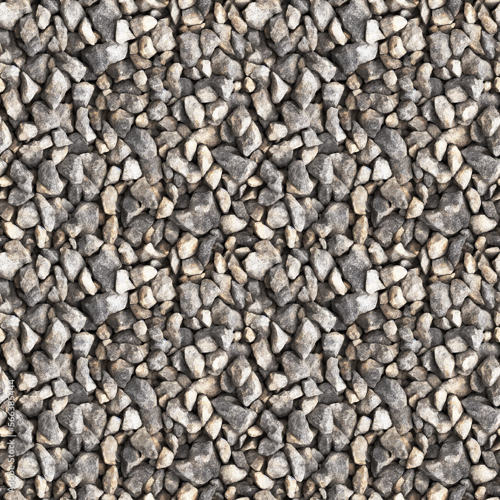 Mixture of crushed stone of different fractions, stone texture. Seamless background Mixture of crushed stone of different fractions, stone texture. Seamless background