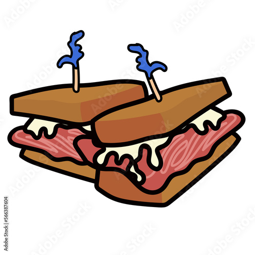 Hand Drawn Irish Food Vector Illustration 