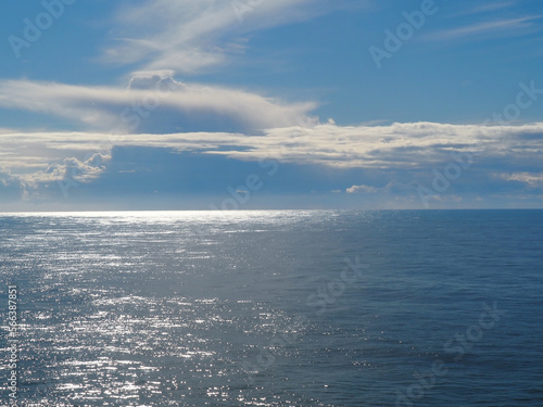 far-reaching sky and seascape view