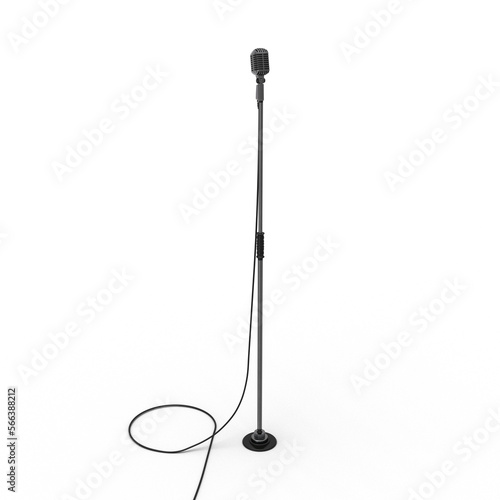 Microphone マイクロホン マイク 影付き 透過影 半透明影 透過PNG