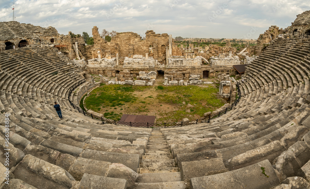 roman amphitheatre arena in pula country