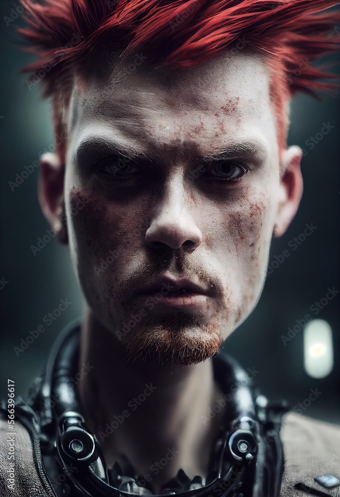 Portrait Of A Sci Fi Cyberpunk Man High Tech Futuristic Man From The   1000 F 566396617 UZph0x4nf7syBB0XQXWpxWIaaDcyMkJK 