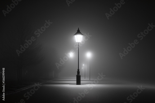 street lamp in the night © Eric