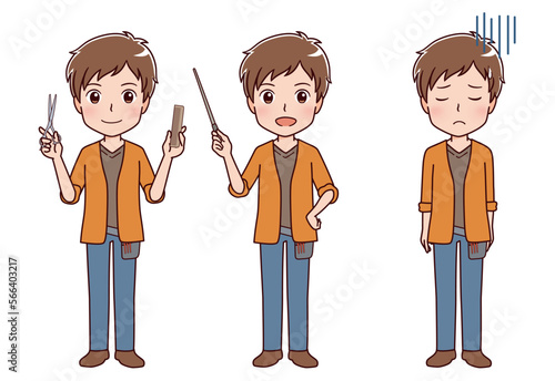 働く人々　職業のイラスト