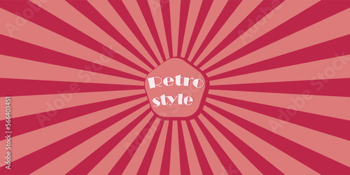 Hippie background of the 70s. Vector texture in retro psychedelic style. Aesthetics 2000.