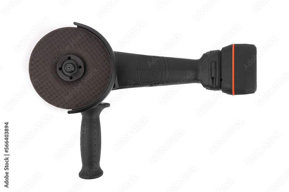 Cordless grinder on battery Cordless grinder on battery