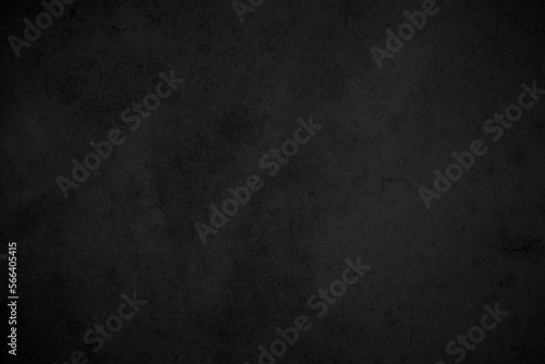 Black concrete stone texture for background in black. Abstract color dry scratched surface.