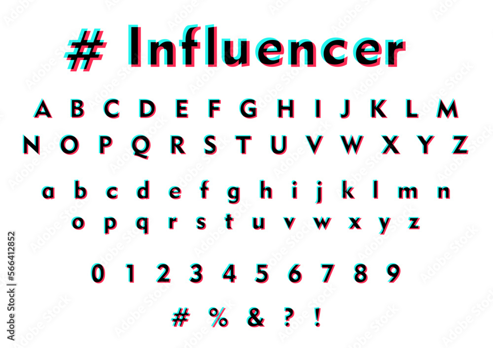 Abecedario monogramas negros con sombra colores flúo. Logo redes sociales Abecedario monogramas negros con sombra colores flúo. Logo redes sociales