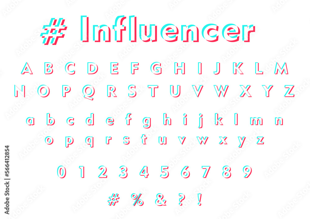 Abecedario monogramas negros con sombra colores flúo. Logo redes sociales Abecedario monogramas negros con sombra colores flúo. Logo redes sociales