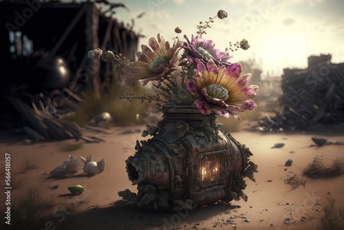 Post Apocalypse flowers