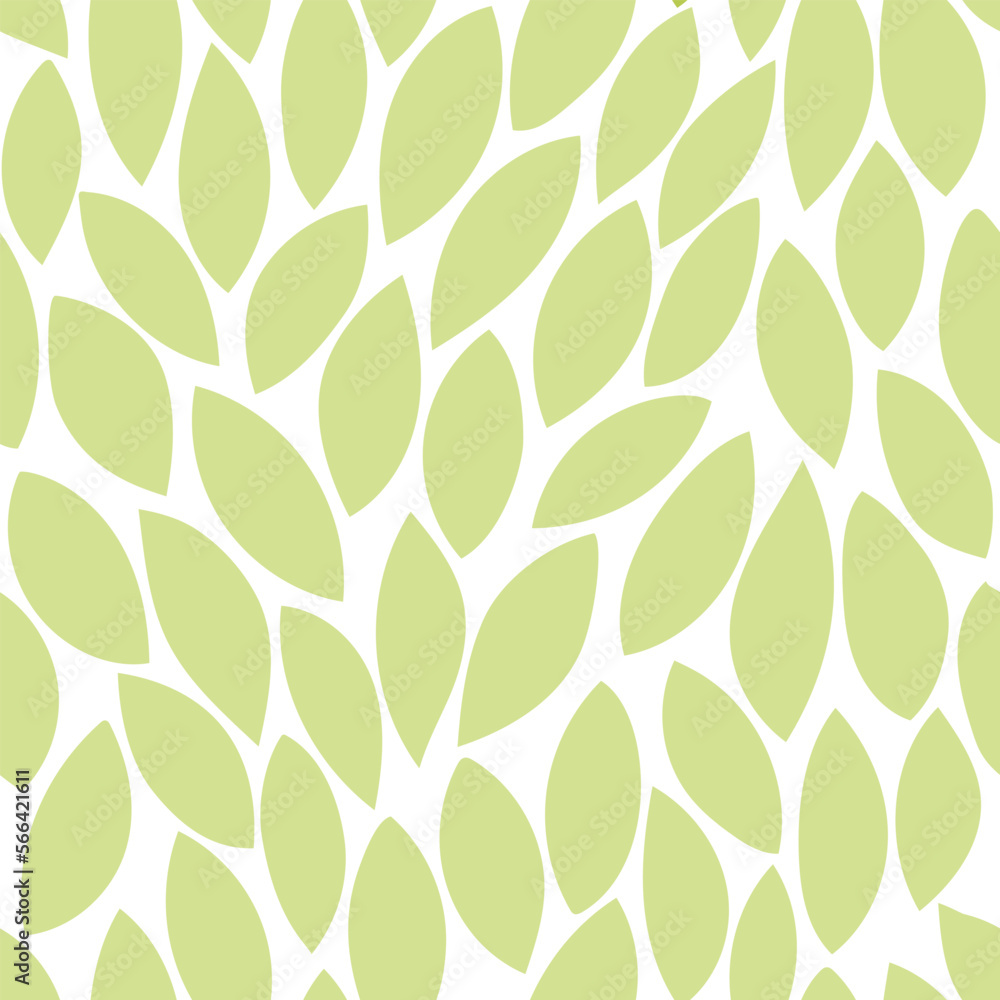 Leaves Pattern. Green leaves seamless vector background, nature flat geometric leaf print Leaves Pattern. Green leaves seamless vector background, nature flat geometric leaf print
