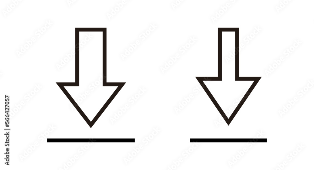 Download icon vector illustration. Download sign and symbol Download icon vector illustration. Download sign and symbol