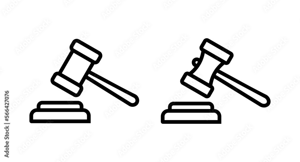 Gavel icon vector illustration. judge gavel sign and symbol. law icon. auction hammer Gavel icon vector illustration. judge gavel sign and symbol. law icon. auction hammer