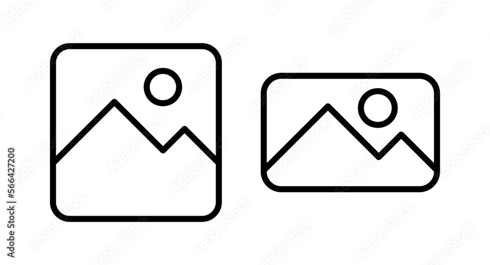Picture icon vector illustration. photo gallery sign and symbol. image icon Picture icon vector illustration. photo gallery sign and symbol. image icon
