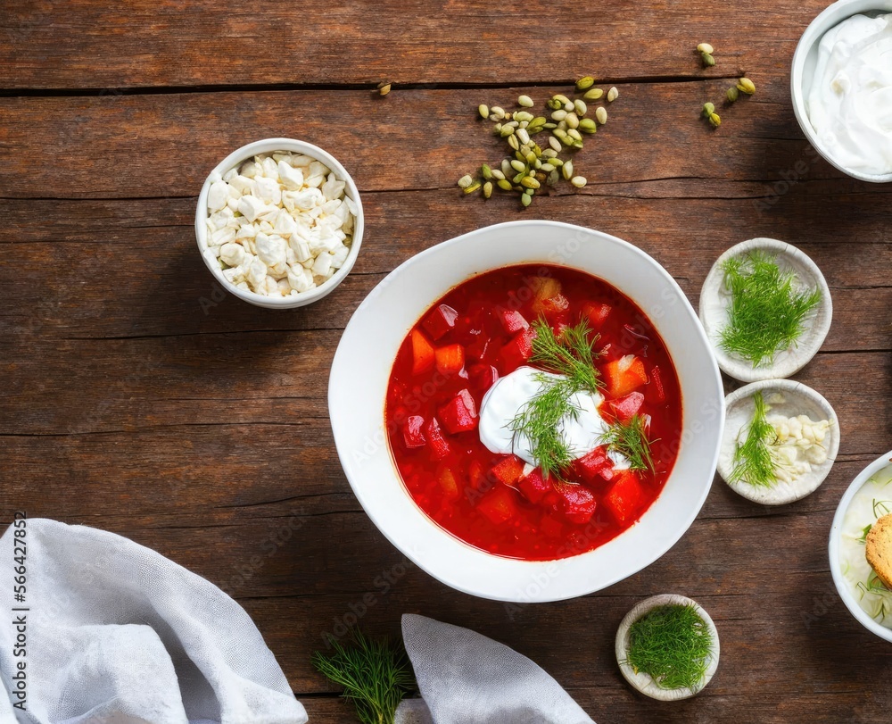 red borsch with tomato soup with vegetables red borsch with tomato soup with vegetables