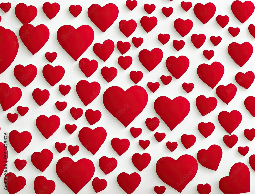 heart shape hearts on white background heart shape hearts on white background