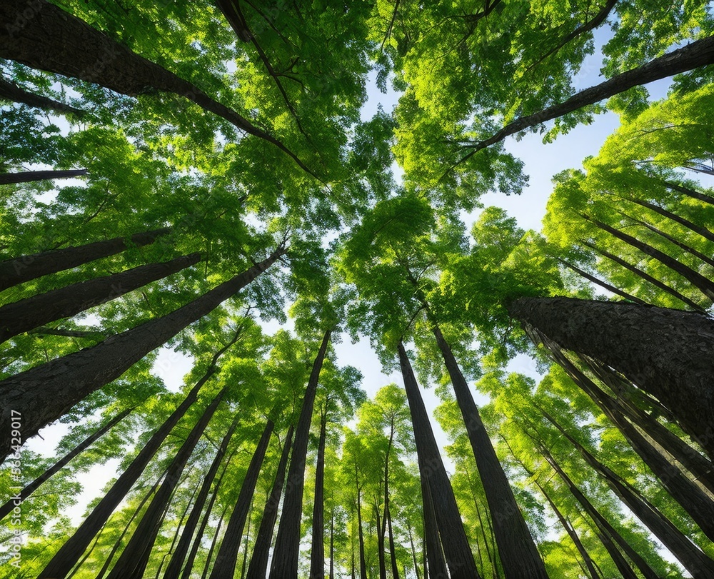 beautiful forest with trees and green leaves beautiful forest with trees and green leaves