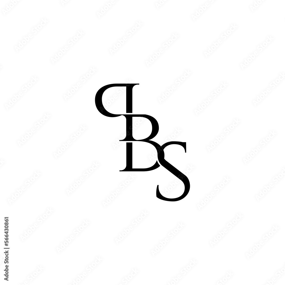 pbs typography letter monogram logo design pbs typography letter monogram logo design