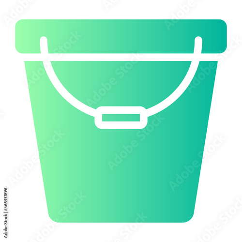 pail gradient icon