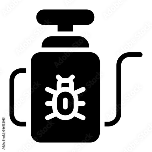 pesticide glyph icon