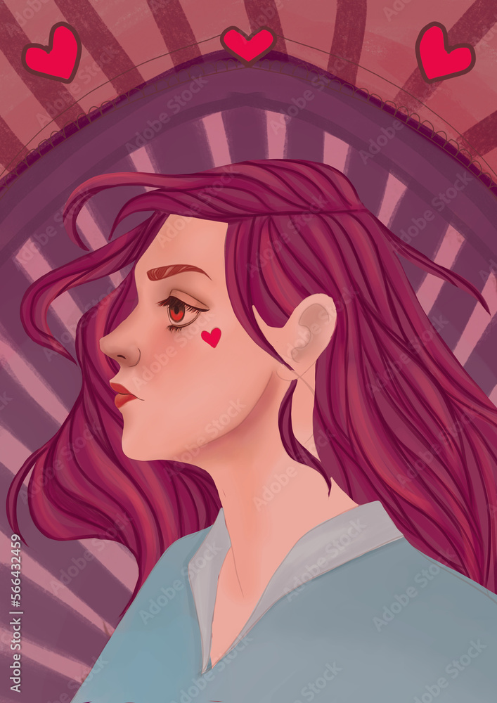 Purple Girl.
Dibujo de personaje, cabello rosa, cabello morado, 14 de febrero, Corazones Purple Girl.
Dibujo de personaje, cabello rosa, cabello morado, 14 de febrero, Corazones