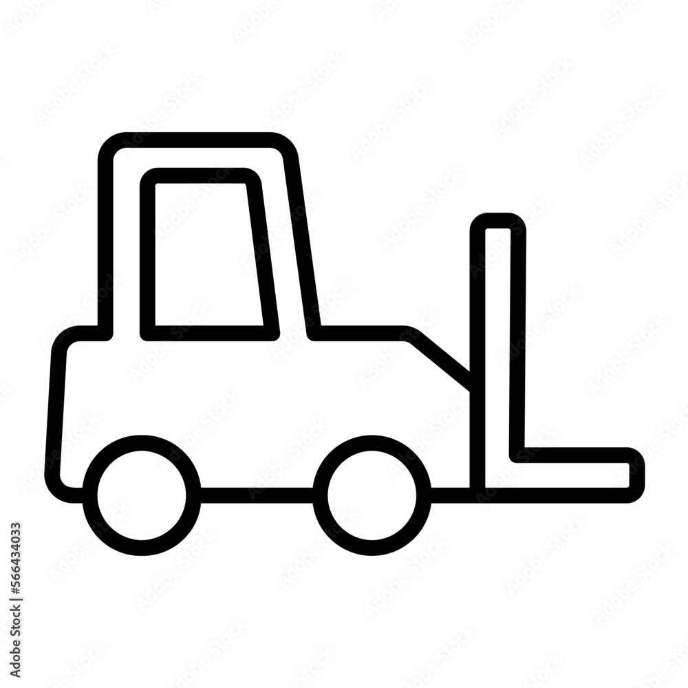 Obraz premium bulldozer icon