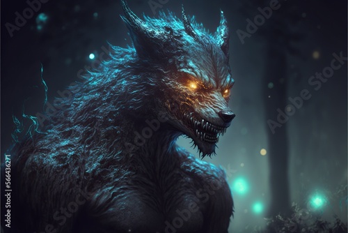 wolf in the night