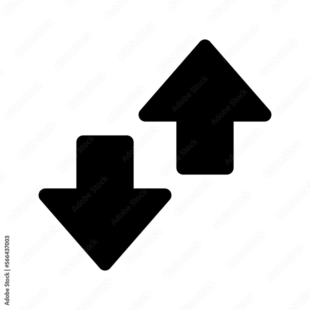 Exchange Icon Vector Symbol Design Illustration Exchange Icon Vector Symbol Design Illustration