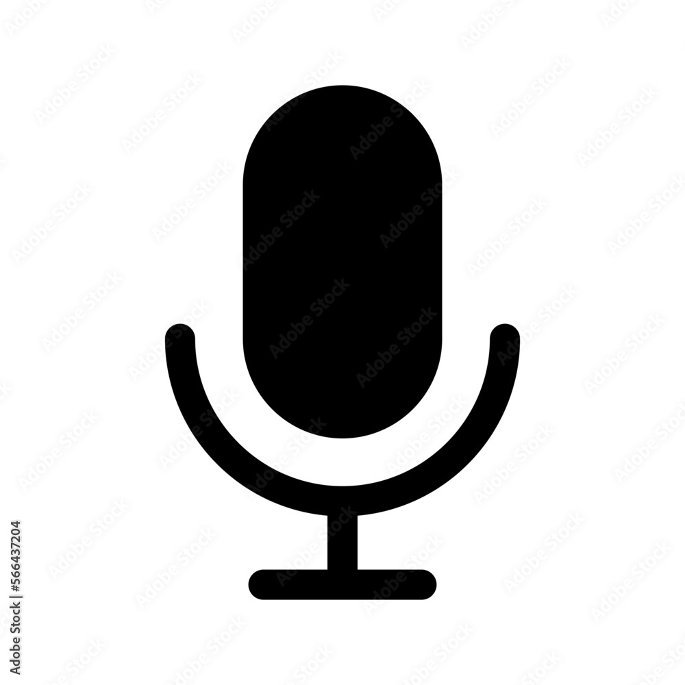 Microphone Icon Vector Symbol Design Illustration Microphone Icon Vector Symbol Design Illustration