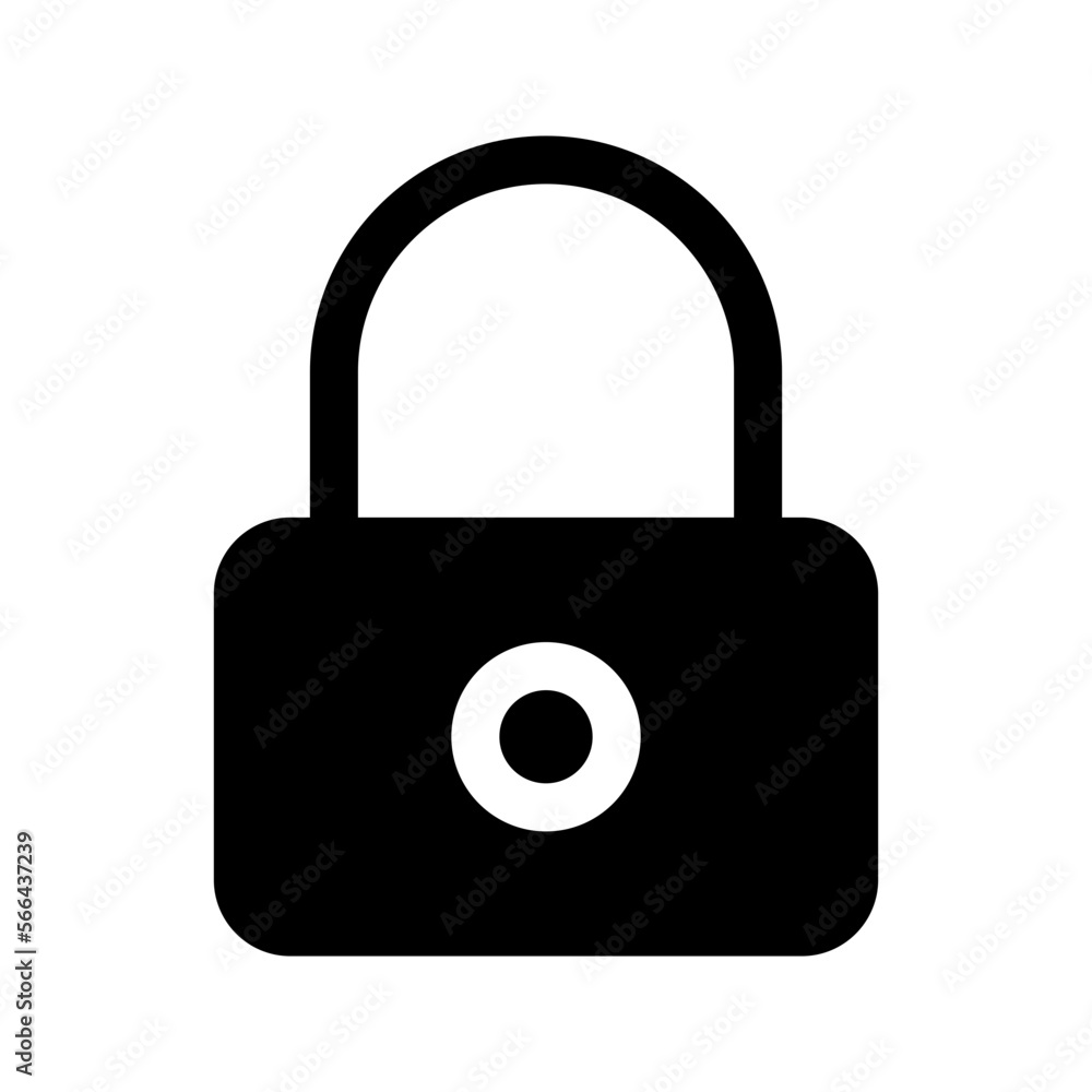 Lock Icon Vector Symbol Design Illustration Lock Icon Vector Symbol Design Illustration