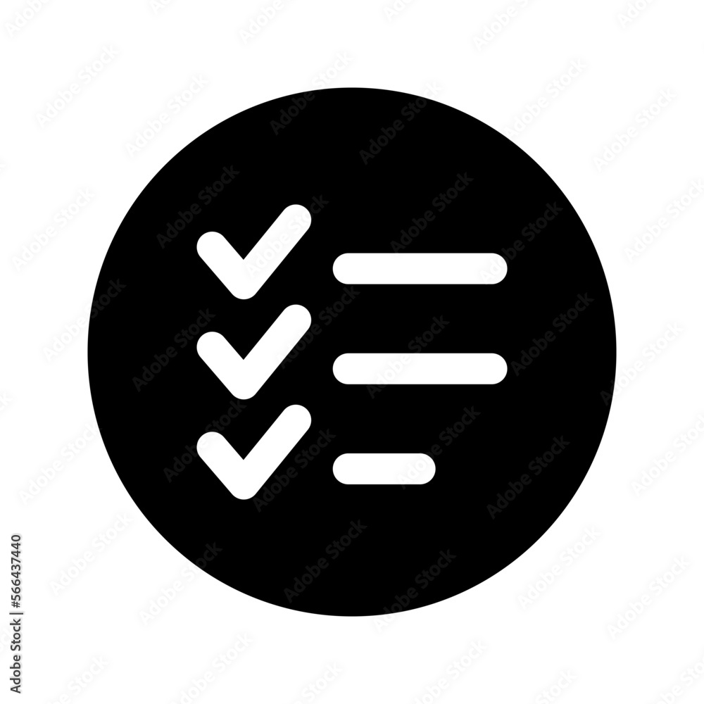 Checklist Icon Vector Symbol Design Illustration Checklist Icon Vector Symbol Design Illustration