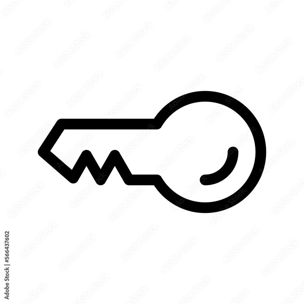 Key Icon Vector Symbol Design Illustration Key Icon Vector Symbol Design Illustration