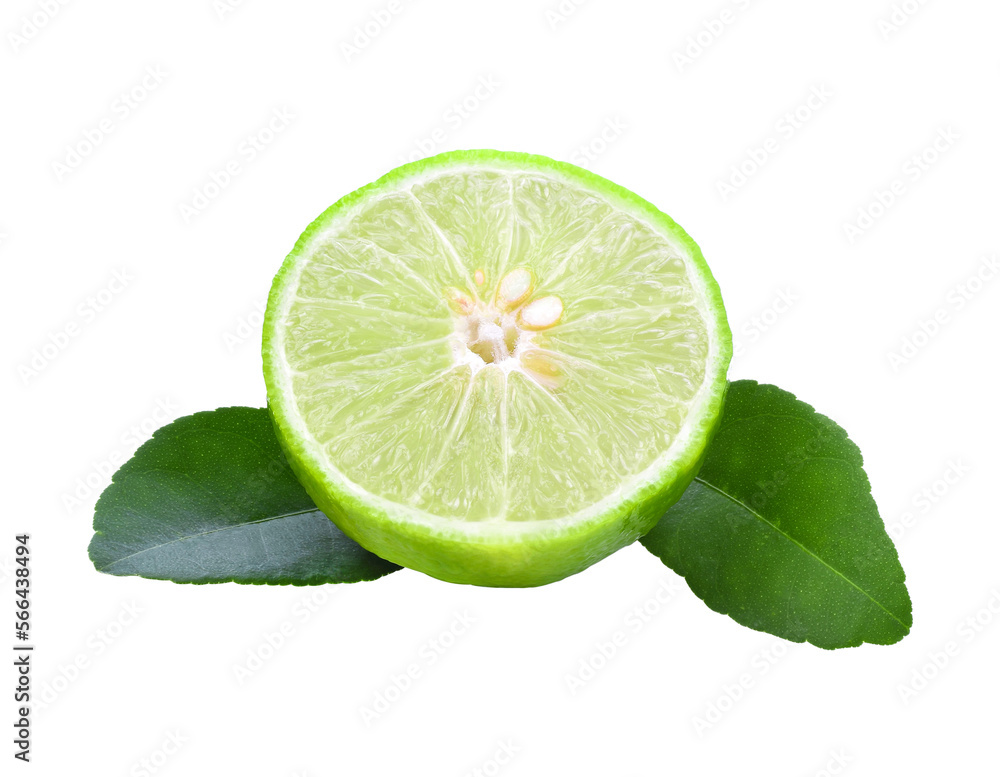 Limes with slices isolated transparent png Limes with slices isolated transparent png