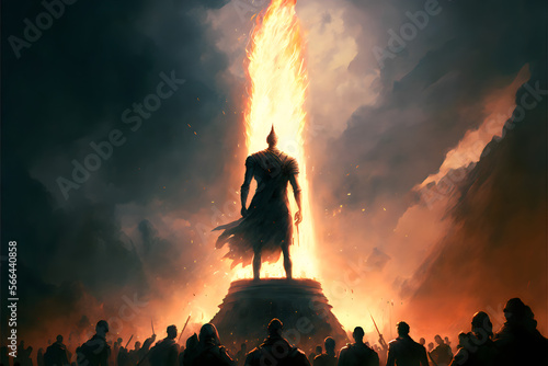 Pillar of Fire Leading Israel
