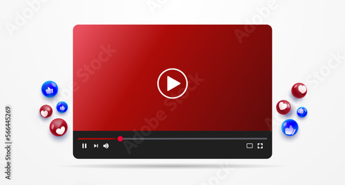 thank you for watching design for promotion youtube video. video player template design.