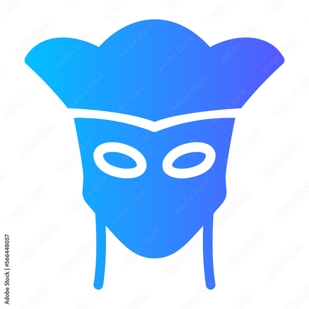 Naklejka premium bauta gradient icon