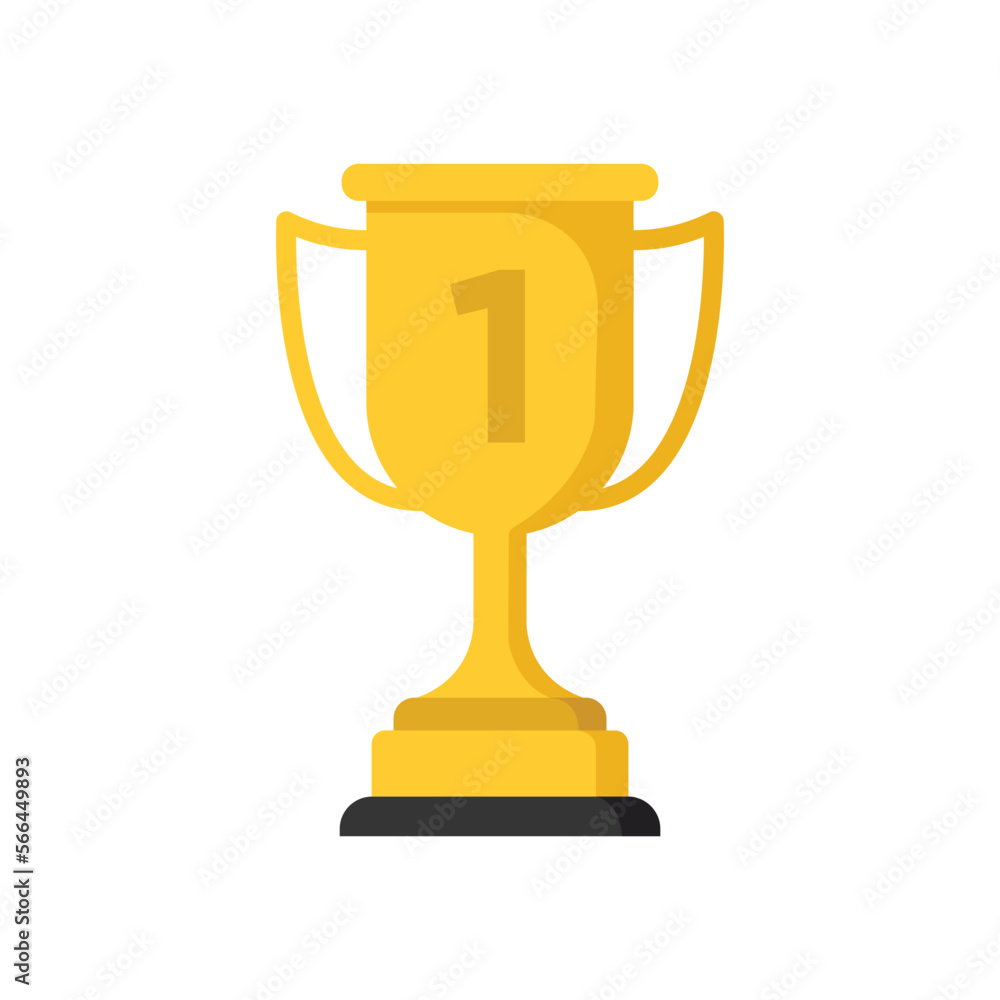 trophy icon vector design template simple and modern trophy icon vector design template simple and modern