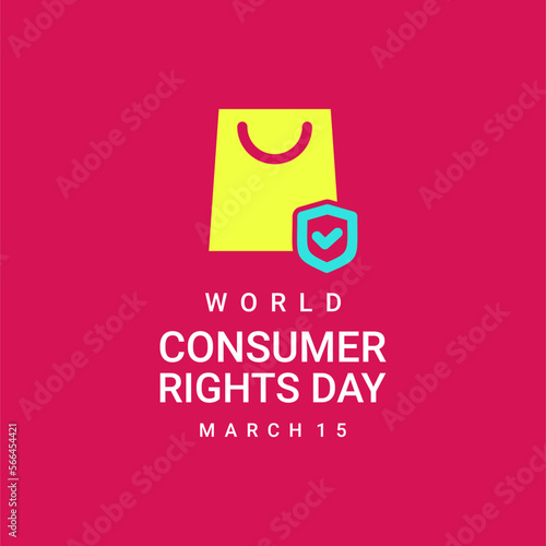 world consumer rights day poster template