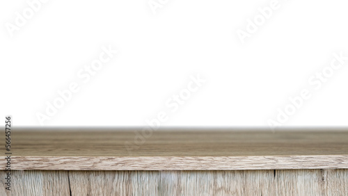 Wooden table for showing product