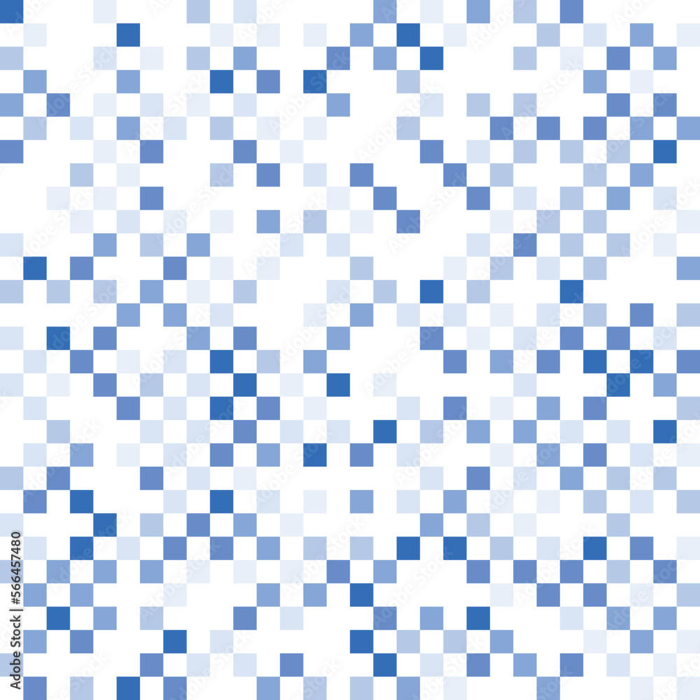 blue mosaic background colorful random square