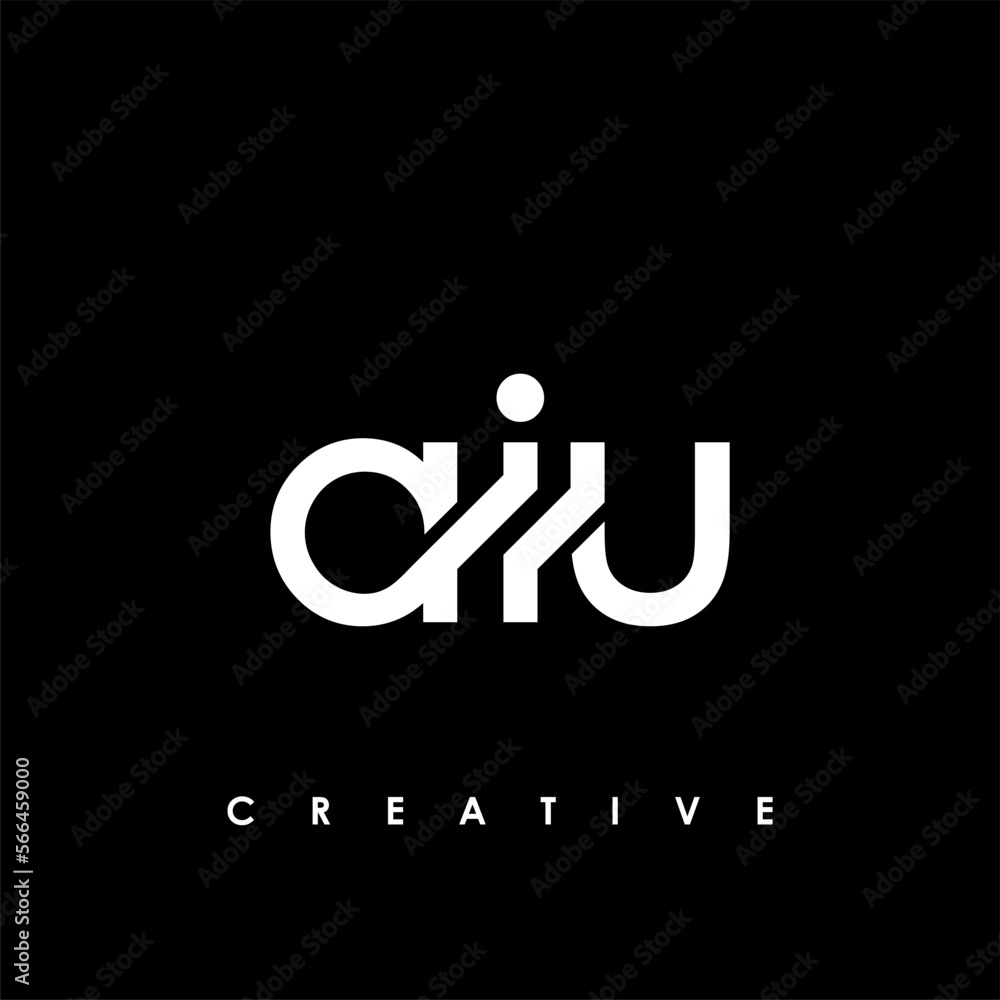 AIU Letter Initial Logo Design Template Vector Illustration AIU Letter Initial Logo Design Template Vector Illustration